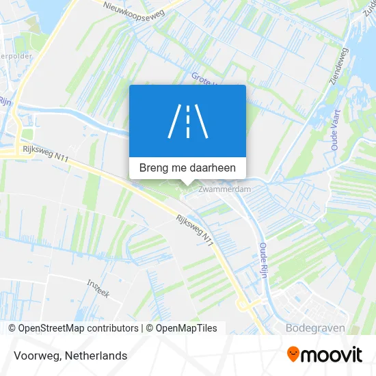 Voorweg kaart