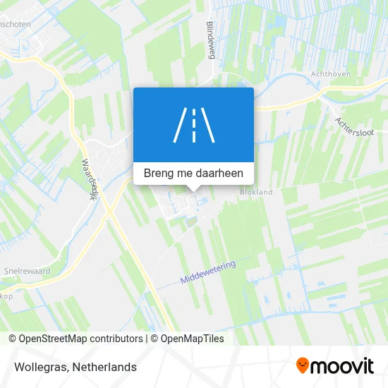 Wollegras kaart