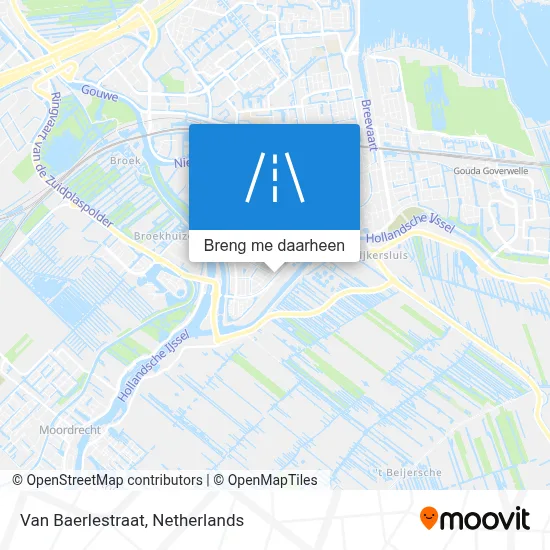 Van Baerlestraat kaart