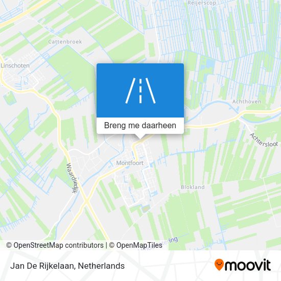 Jan De Rijkelaan kaart