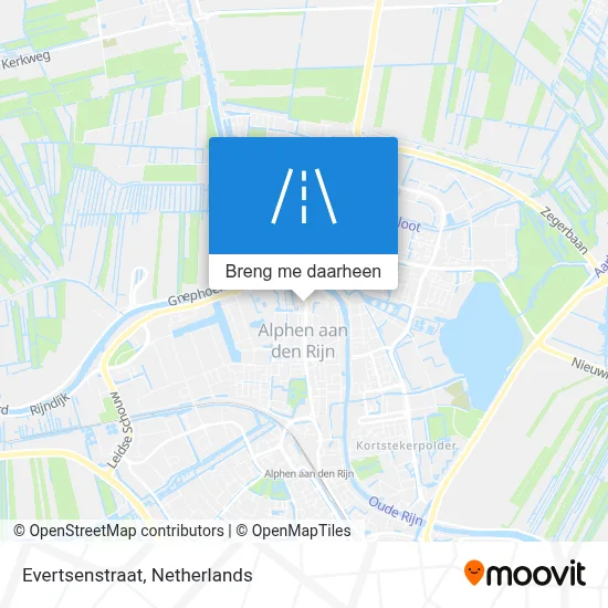 Evertsenstraat kaart