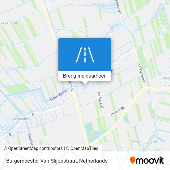 Burgemeester Van Slijpestraat kaart