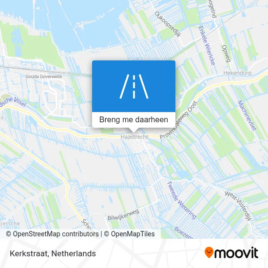 Kerkstraat kaart