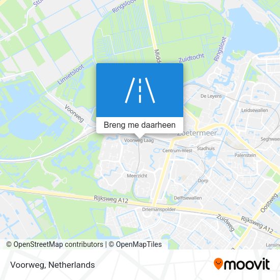 Voorweg kaart