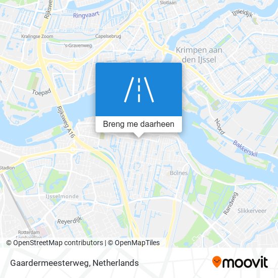 Gaardermeesterweg kaart