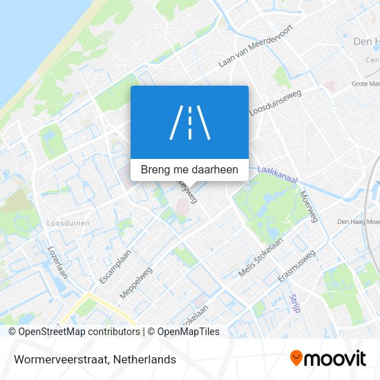 Wormerveerstraat kaart