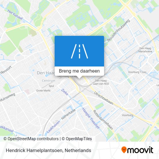 Hendrick Hamelplantsoen kaart
