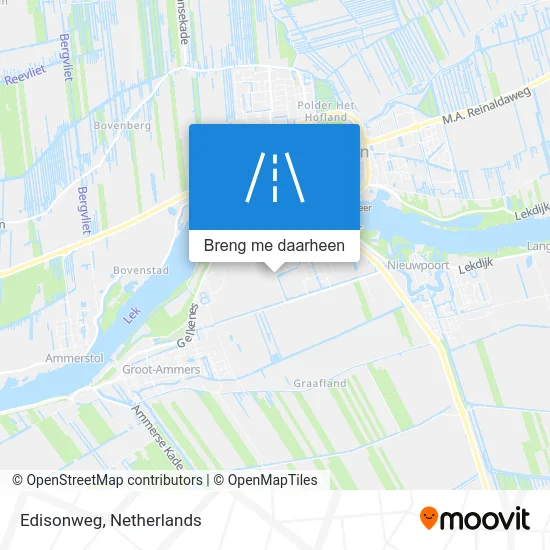 Edisonweg kaart