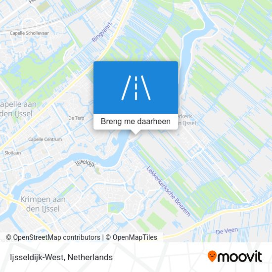 Ijsseldijk-West kaart