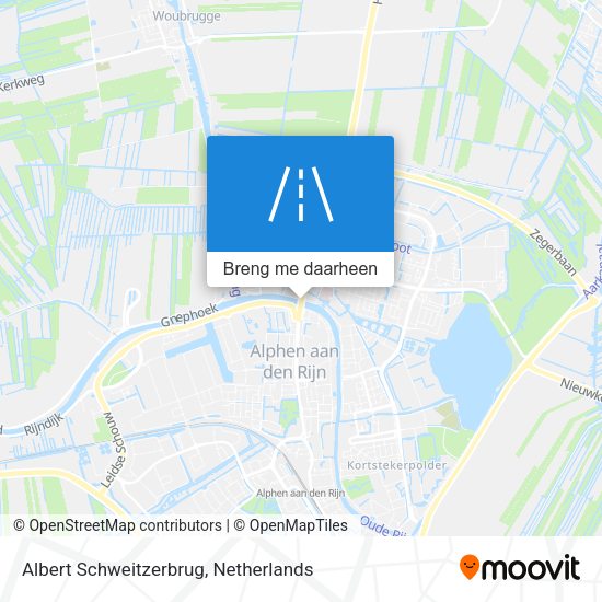 Albert Schweitzerbrug kaart