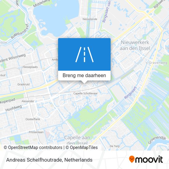 Andreas Schelfhoutrade kaart