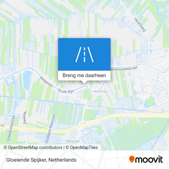Gloeiende Spijker kaart