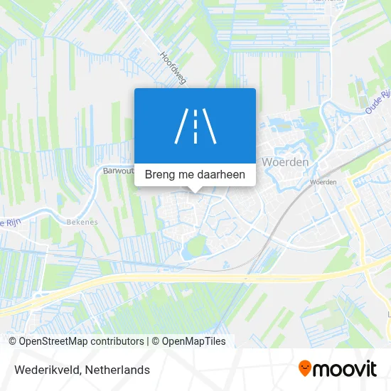 Wederikveld kaart