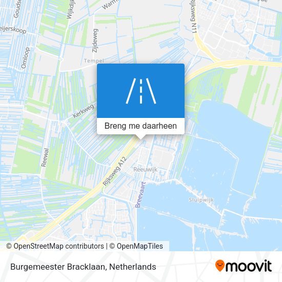 Burgemeester Bracklaan kaart