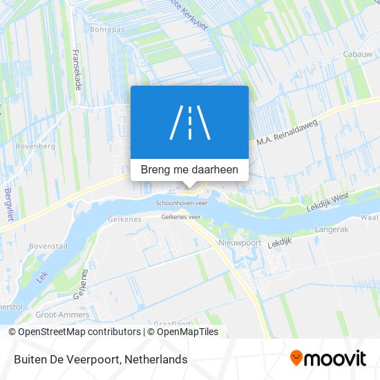 Buiten De Veerpoort kaart