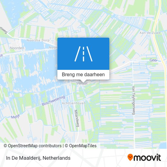 In De Maalderij kaart