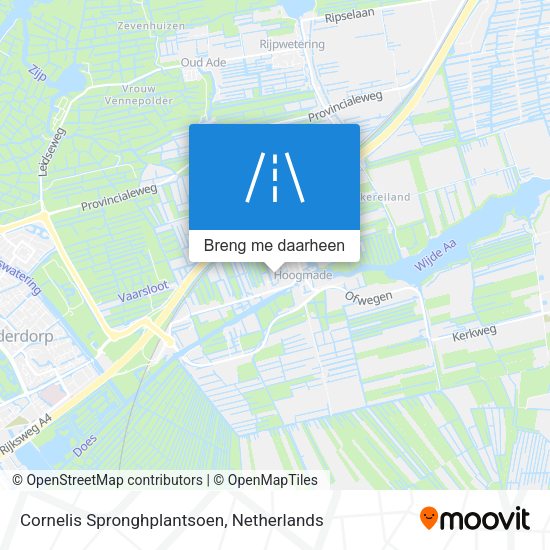 Cornelis Spronghplantsoen kaart