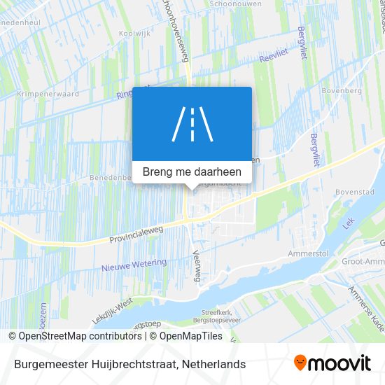 Burgemeester Huijbrechtstraat kaart