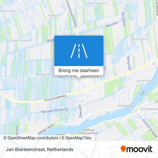 Jan Blankenstraat kaart