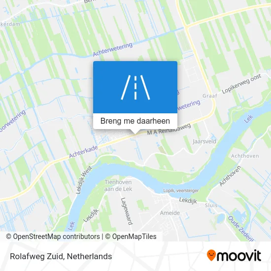 Rolafweg Zuid kaart
