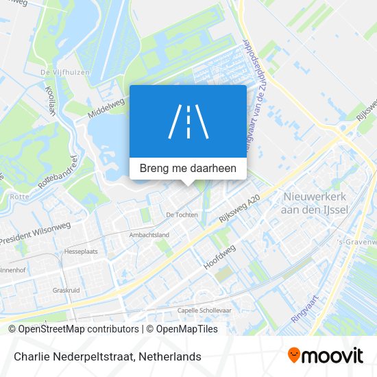 Charlie Nederpeltstraat kaart