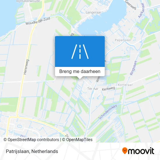 Patrijslaan kaart