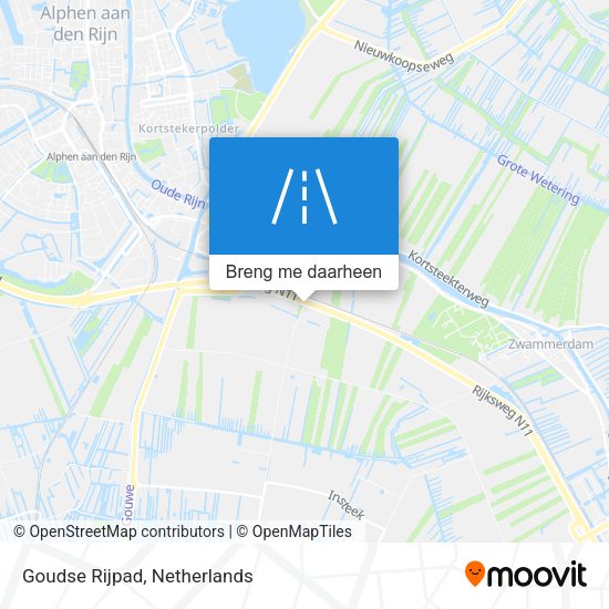 Goudse Rijpad kaart