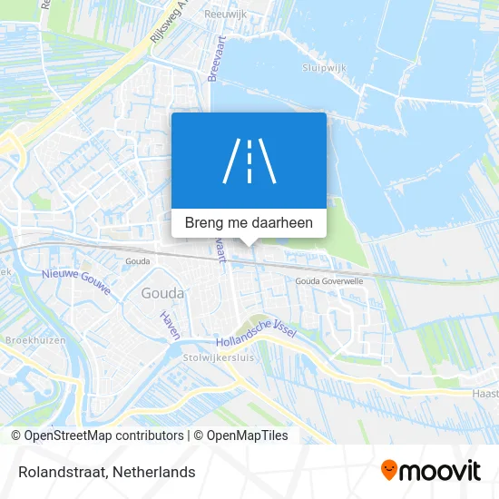 Rolandstraat kaart