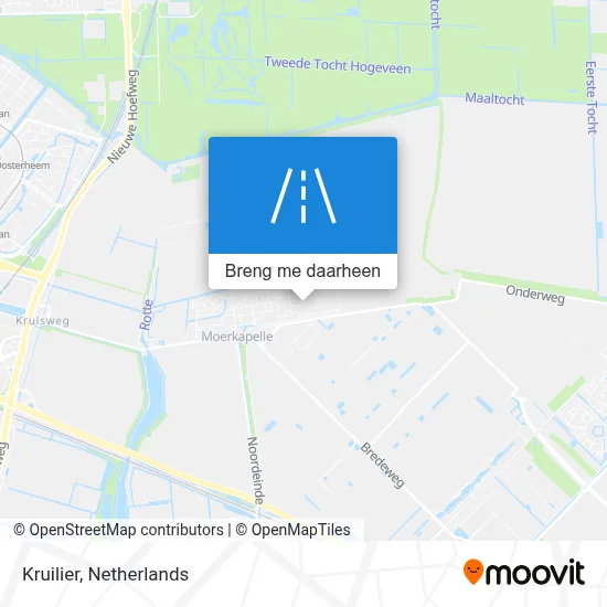 Kruilier kaart