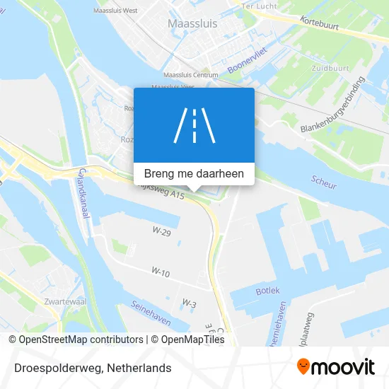 Droespolderweg kaart