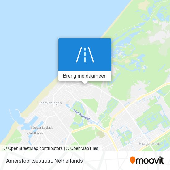 Amersfoortsestraat kaart