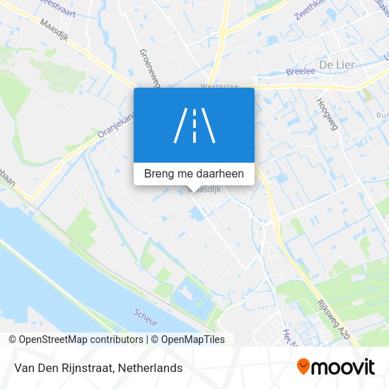 Van Den Rijnstraat kaart