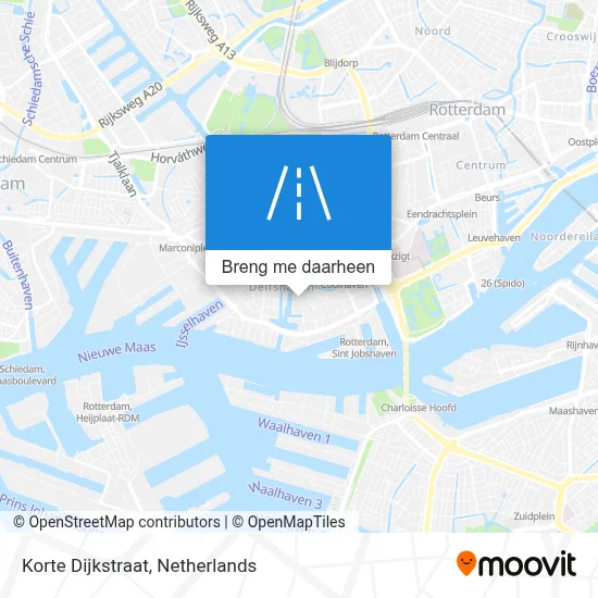 Korte Dijkstraat kaart