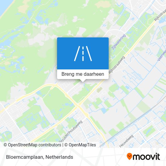 Bloemcamplaan kaart