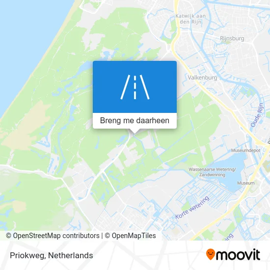 Priokweg kaart