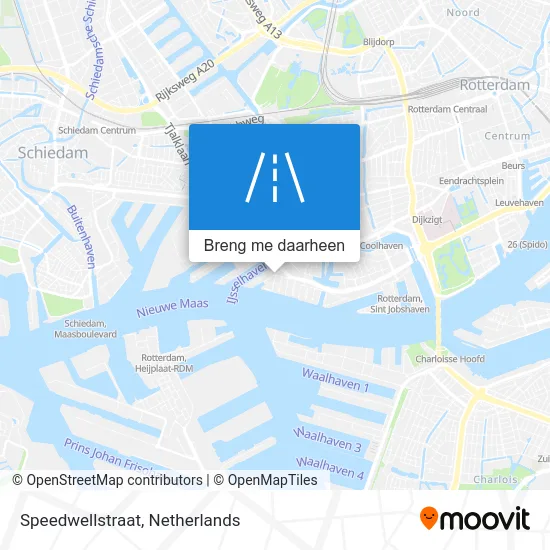 Speedwellstraat kaart