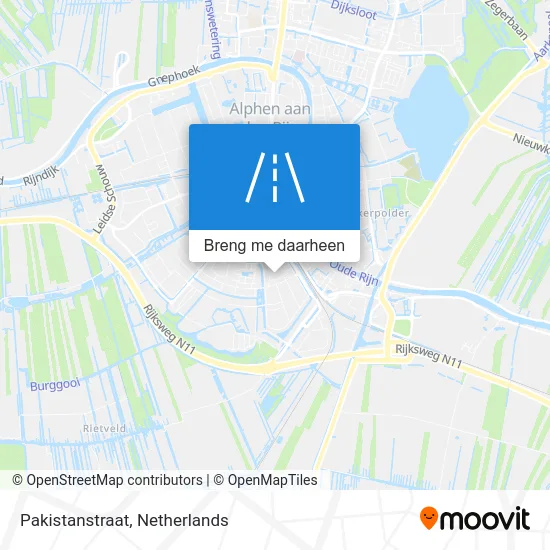 Pakistanstraat kaart