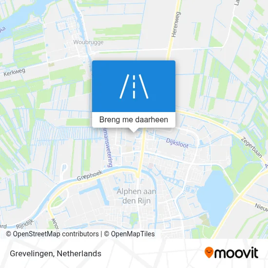 Grevelingen kaart