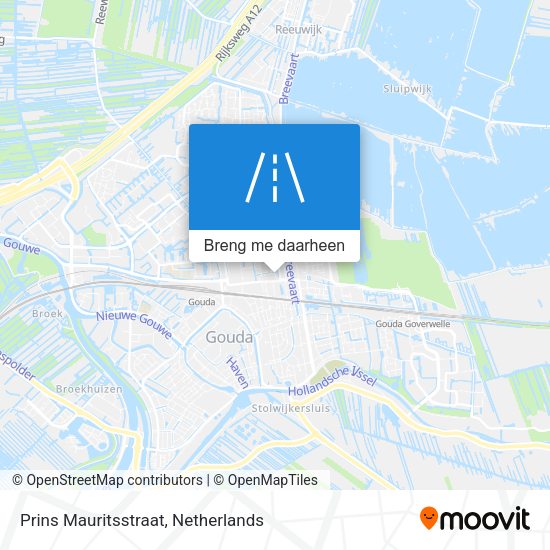 Prins Mauritsstraat kaart