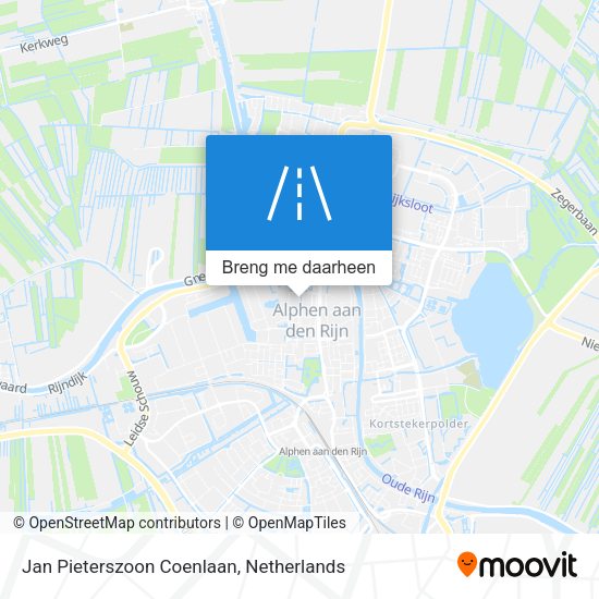 Jan Pieterszoon Coenlaan kaart