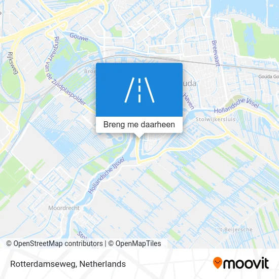 Rotterdamseweg kaart