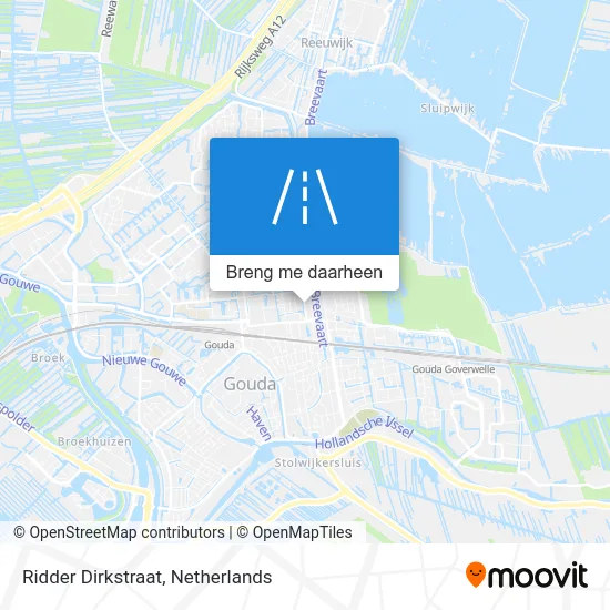 Ridder Dirkstraat kaart