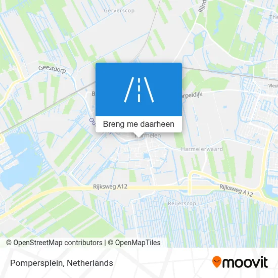 Pompersplein kaart