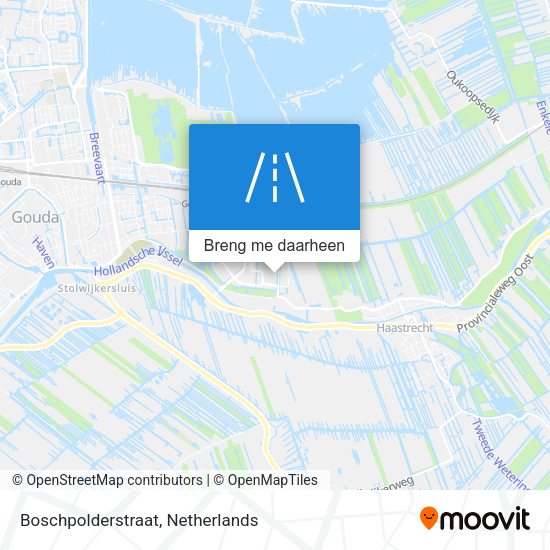 Boschpolderstraat kaart