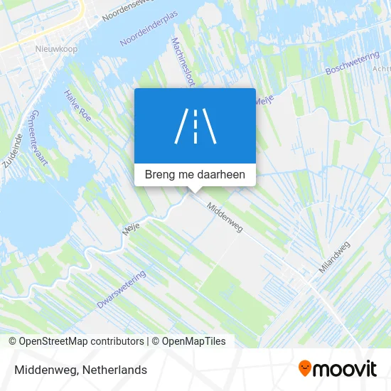 Middenweg kaart