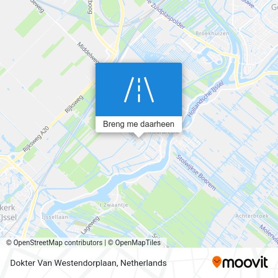 Dokter Van Westendorplaan kaart