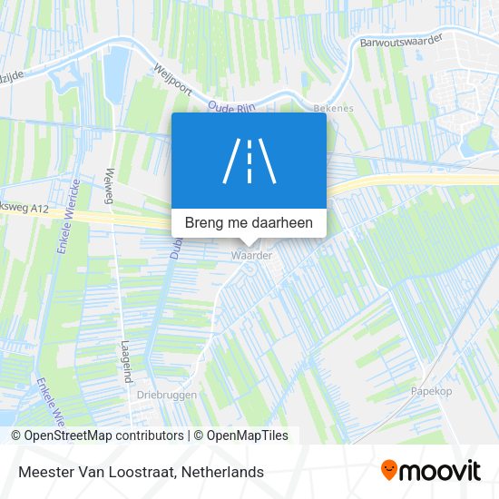 Meester Van Loostraat kaart