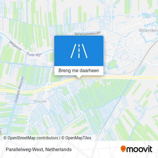 Parallelweg-West kaart