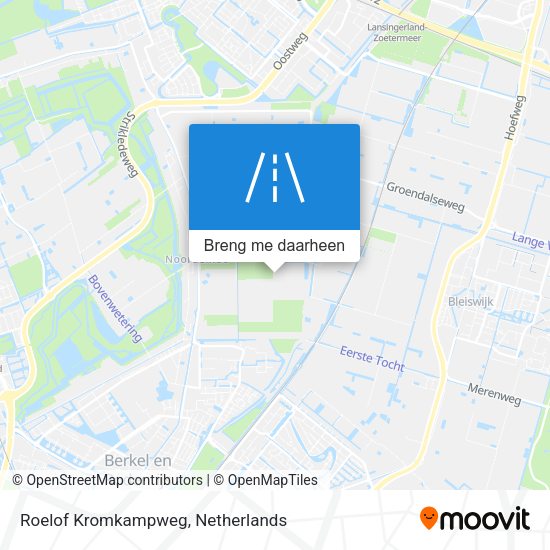 Roelof Kromkampweg kaart