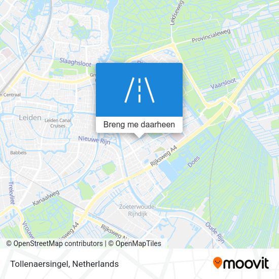 Tollenaersingel kaart